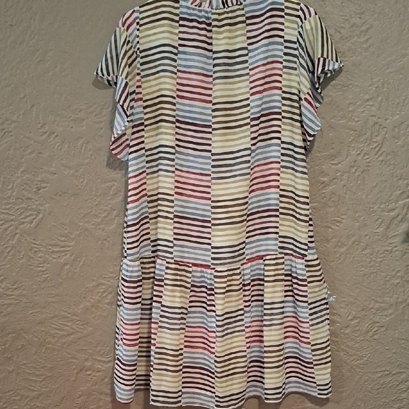 LOFT Striped Dress with Multicolor Hues - Picture 2 of 7